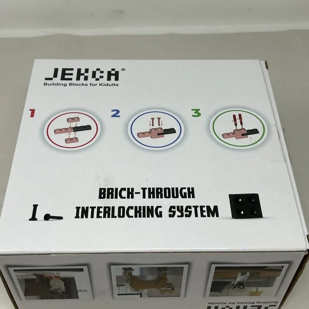 JEKCA Building Blocks Dalmatian 01S-M01 Sculptor 3D Puzzle ST19PT02-M02 Open Box